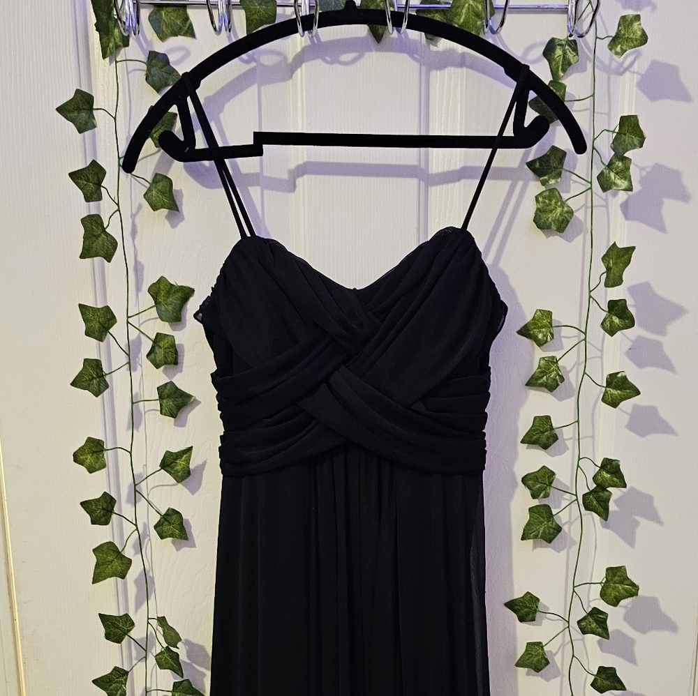 Black Stretchy Formal Dress